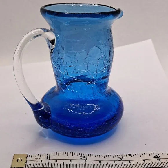 Miniature Blue Pitcher - Picture 2 of 6